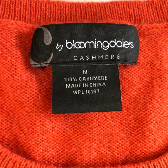 C by Bloomingdales Cashmere sweater dark orange - Picture 2 of 4